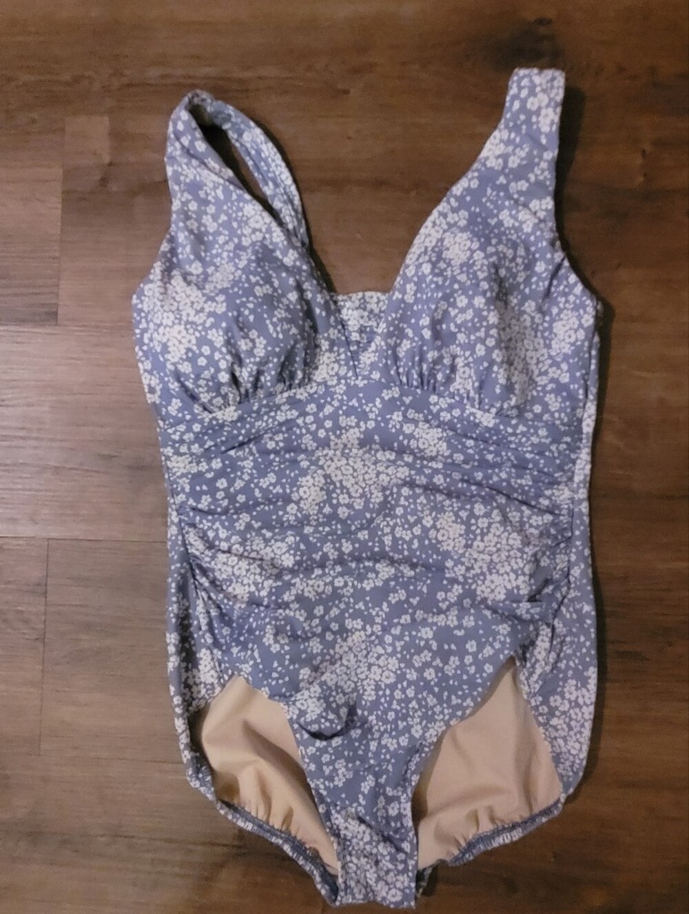 Lands End  Sz 12 Swimsuit Nwot Flowered